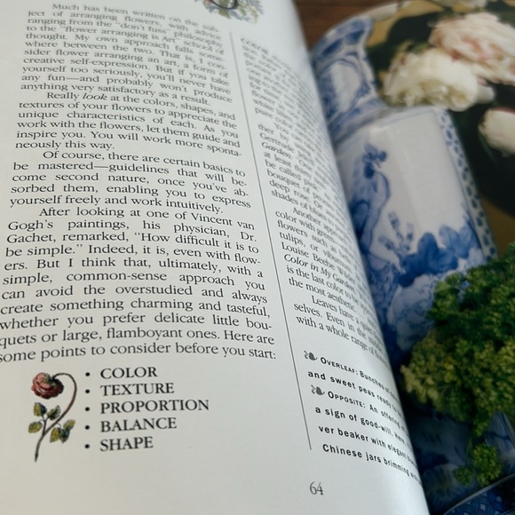 Vintage Simply Flowers Hardcover Floral Design Book Practical & Beautiful Ideas - Picture 14 of 16